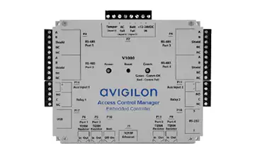 Sistema de control de acceso embebido Avigilon para PYMES sin servidor